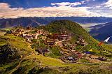 A splendid view of Ganden Monastery, Ganden, Tibet, China